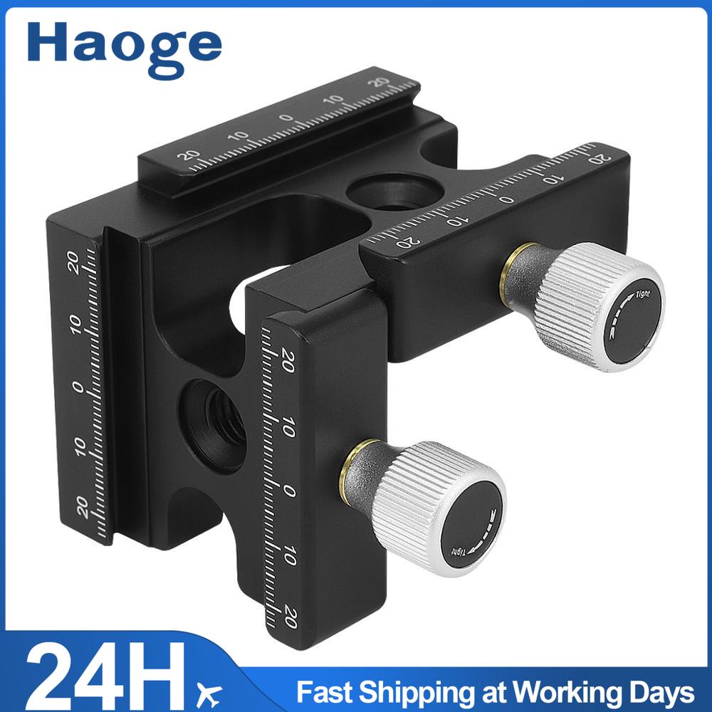 Angle Clamp 90 - Haogeขวามุม90องศาDouble Quick Release L Clampสกรู1/4สำหรับArca RRS