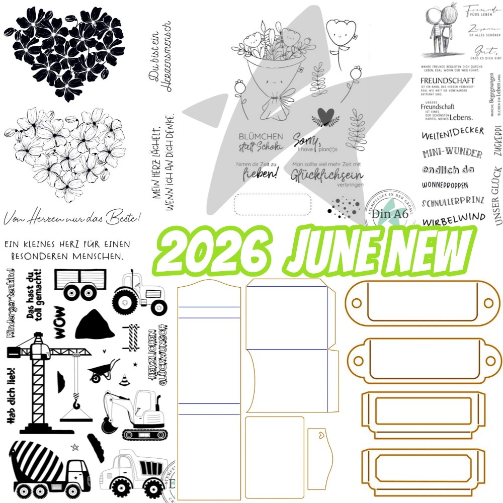 Tap Die Set - แม่พิมพ์ตัดโลหะรูปโค้งเล็ก ปี 2026 สำหรับตกแต่งสมุดภาพ สมุดบันทึก ลายฉลุ