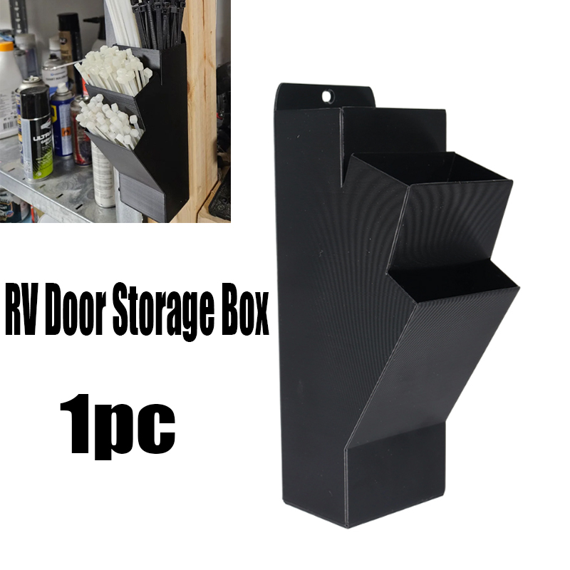 Screw Organizer Kit - กล่องเก็บของติดประตูรถบ้าน กล่องเก็บของพลาสติกอเนกประสงค์ พร้อมสกรู แผงประตู ชั้นวางของแบบท่อ ติดผนัง
