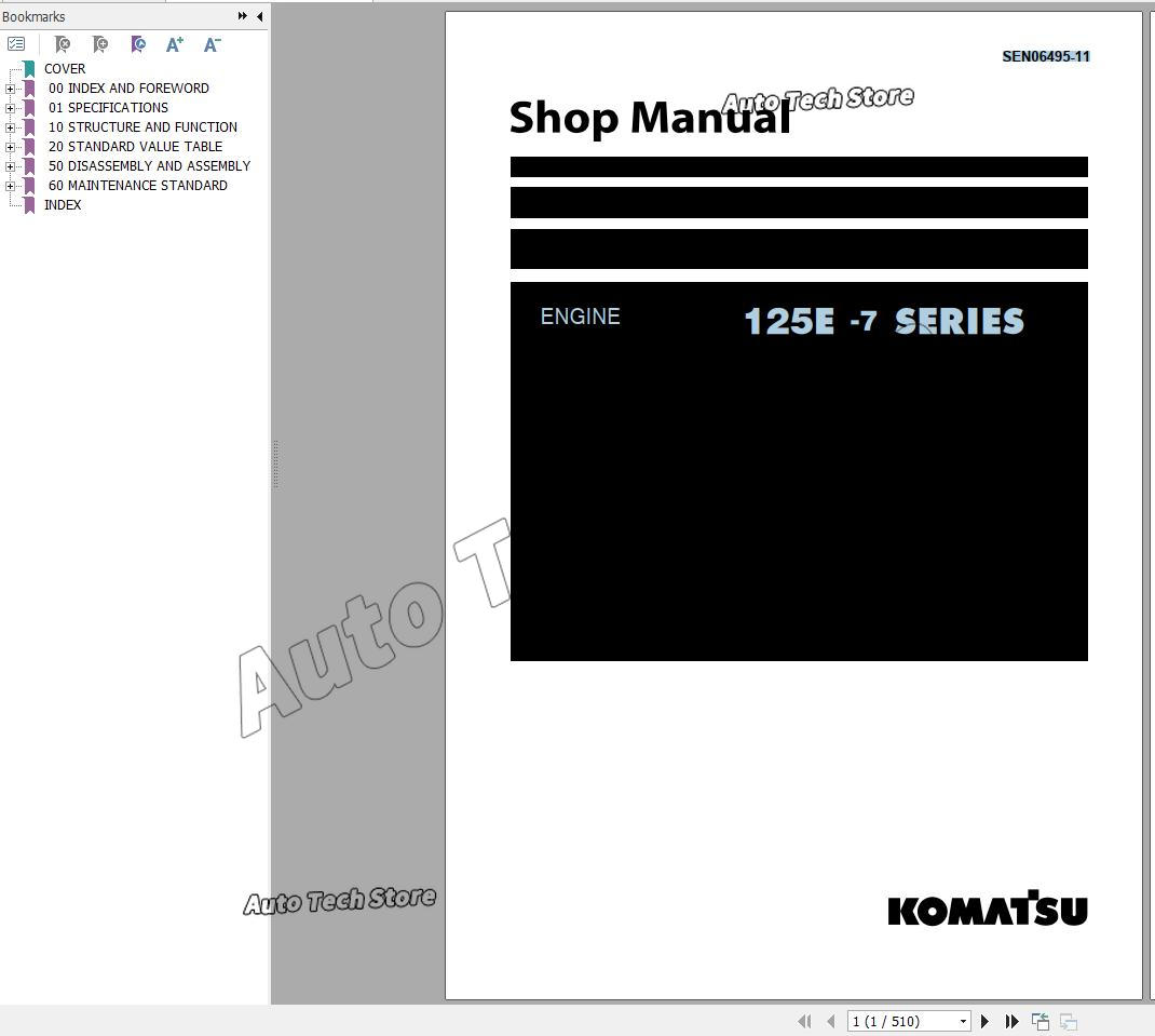 Tools In Workshop Pdf - คู่มือการใช้งานเครื่องยนต์ดีเซลโคมัตสึ ปี 2024 รูปแบบไฟล์ PDF ขนาด