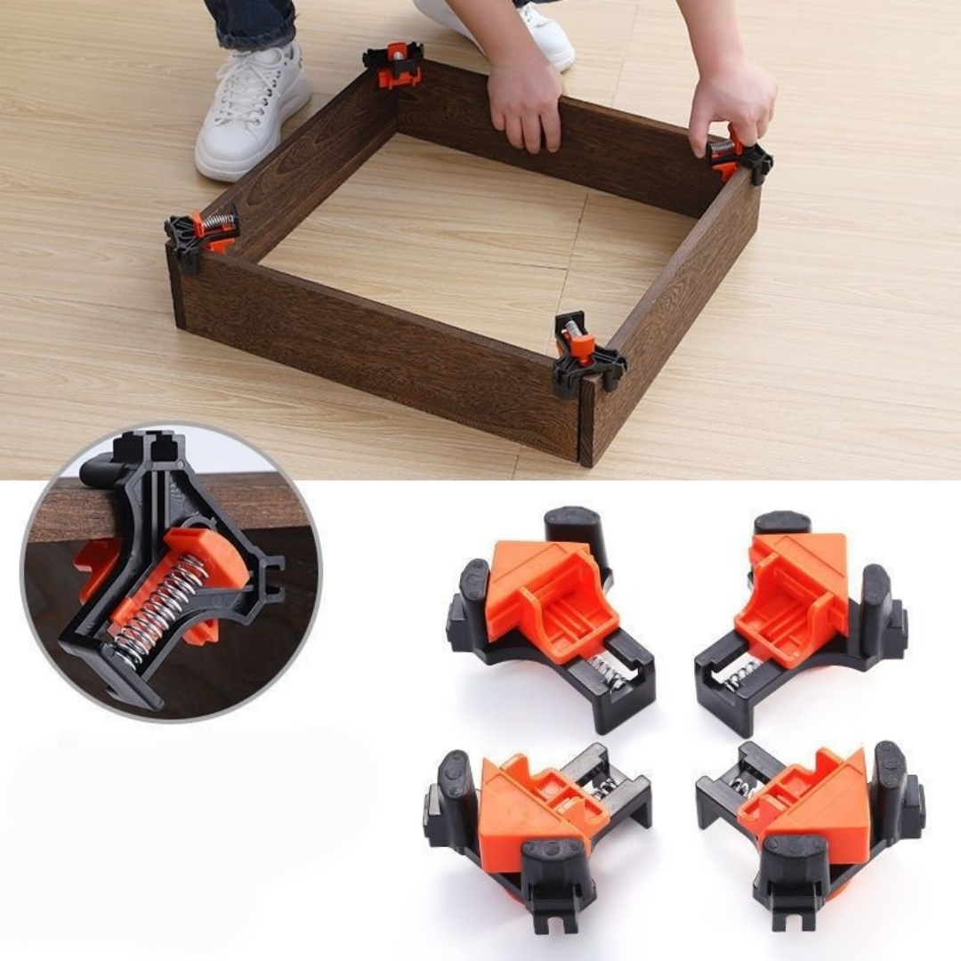 Angle Clamp 90 - 4 ชิ้น 90 ° คลิปหนีบมุมฉาก คลิปยึดกรอบรูป