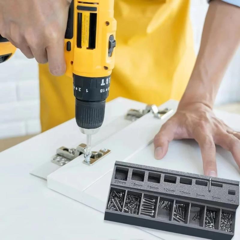 Screw Organizer Kit - ถาดจัดเรียงความยาวสกรู M3 แบบพกพา ผลิตด้วยเครื่องพิมพ์ 3 มิติ