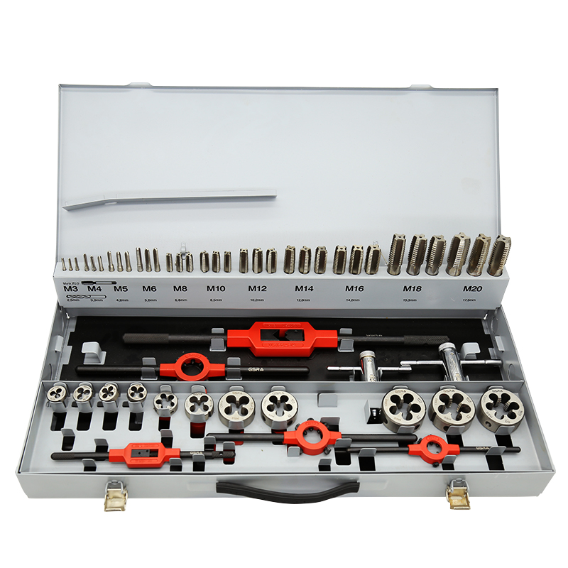 Tap Die Set - ชุดเครื่องมือต๊าปและไดร์ HSS 4341 M2 จำนวน 56