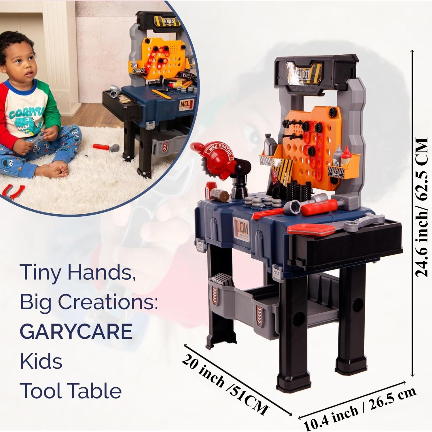 65PCS เด็กเครื่องมือ Bench Set - Tools Workshop Kids บทวิจารณ์และราคา