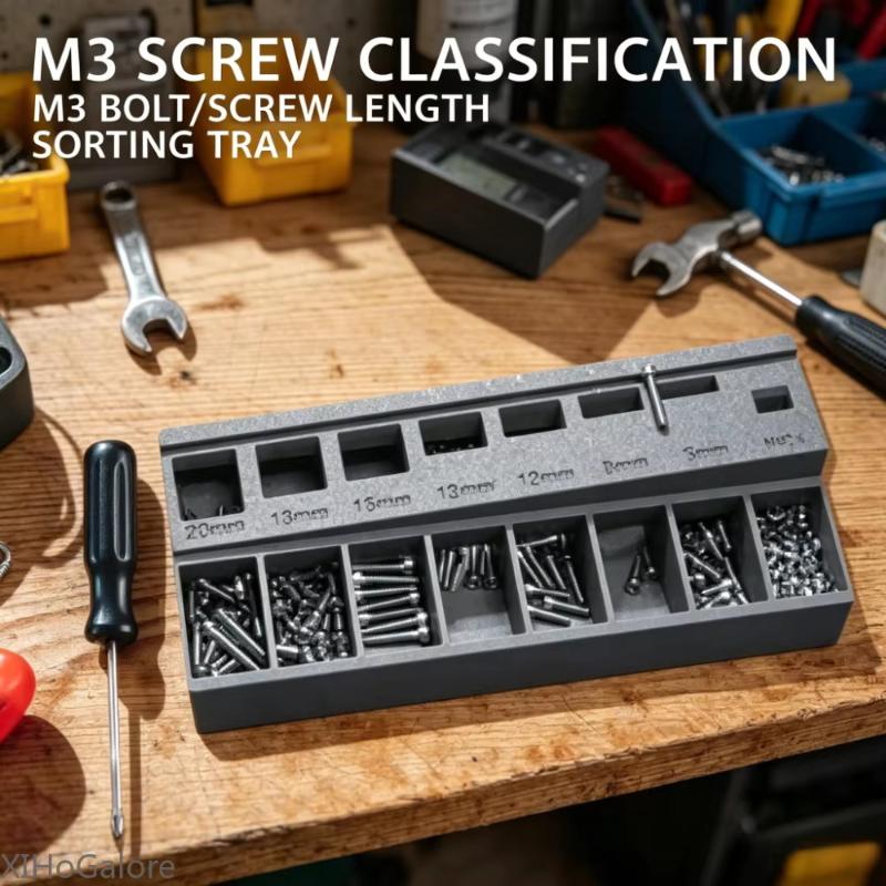 ถาดจัดเรียงความยาวสกรู M3 แบบพ - Screw Organizer Kit บทวิจารณ์และราคา