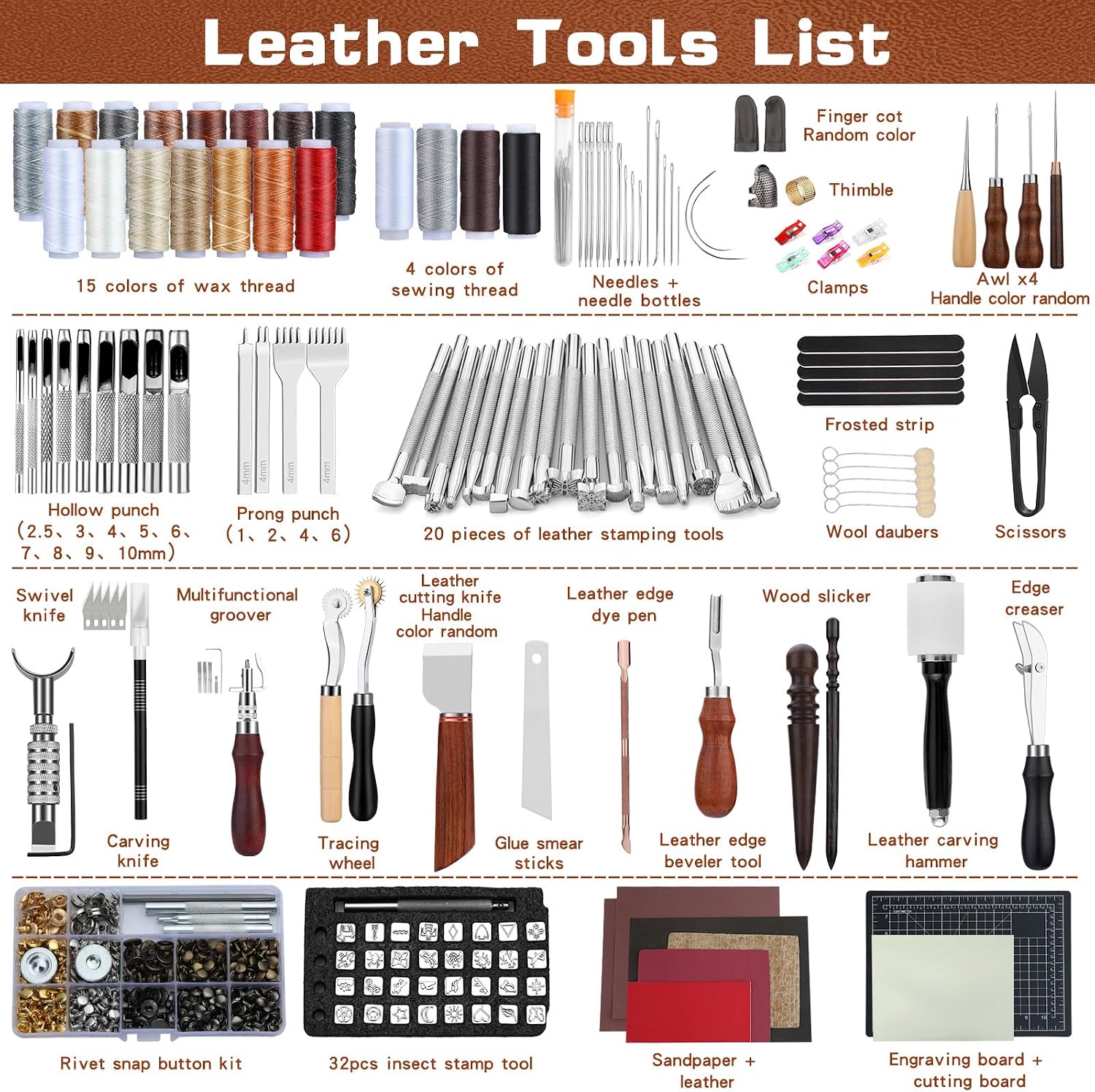 ชุดเครื่องมือหนัง ชุดอุปกรณ์งา - Tools Work บทวิจารณ์และราคา