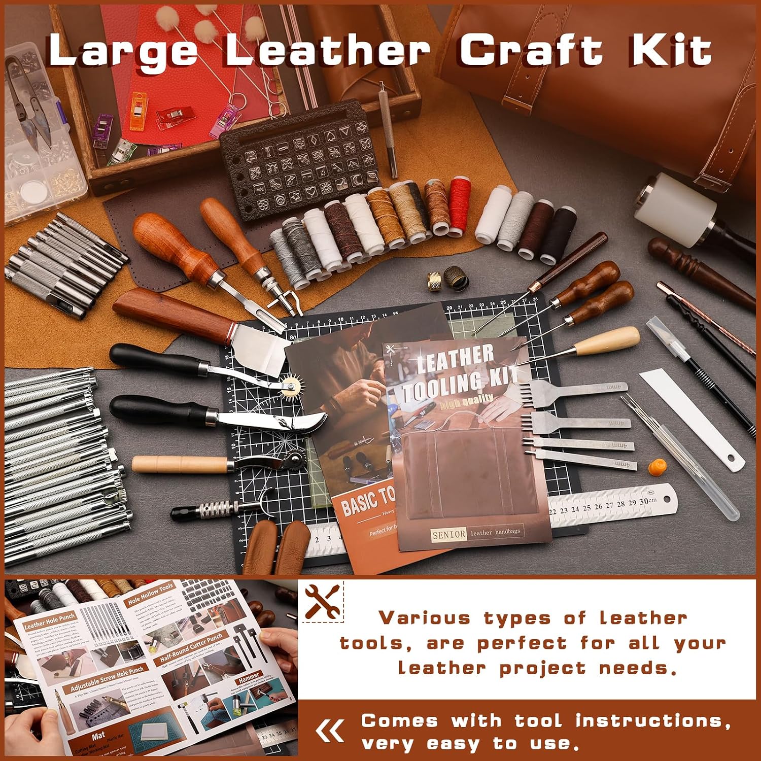 ชุดเครื่องมือหนัง ชุดอุปกรณ์งา - Tools Work บทวิจารณ์และราคา