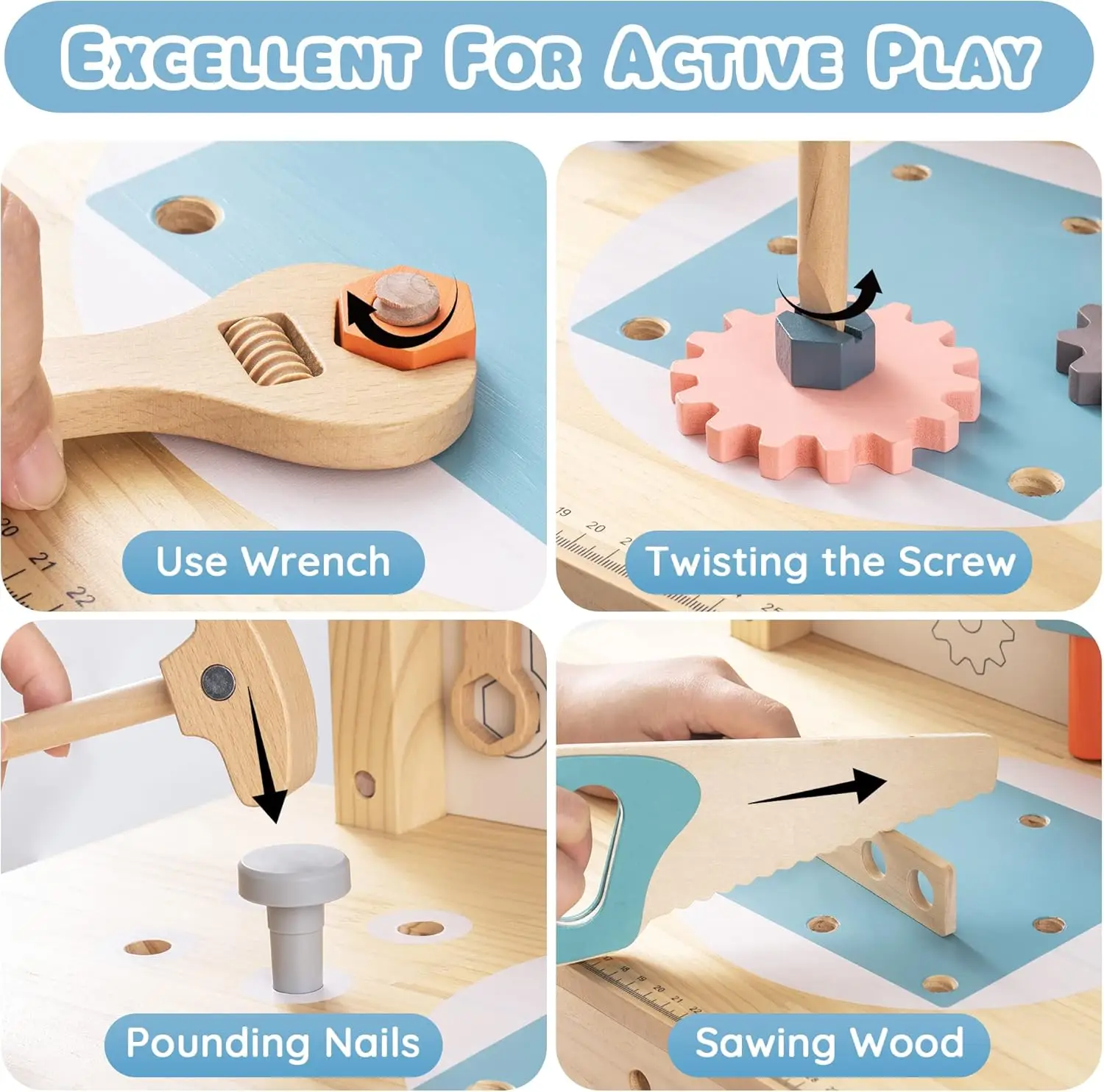 Robotime Robud เด็กเครื่องมือ  - Tools Workshop Kids บทวิจารณ์และราคา