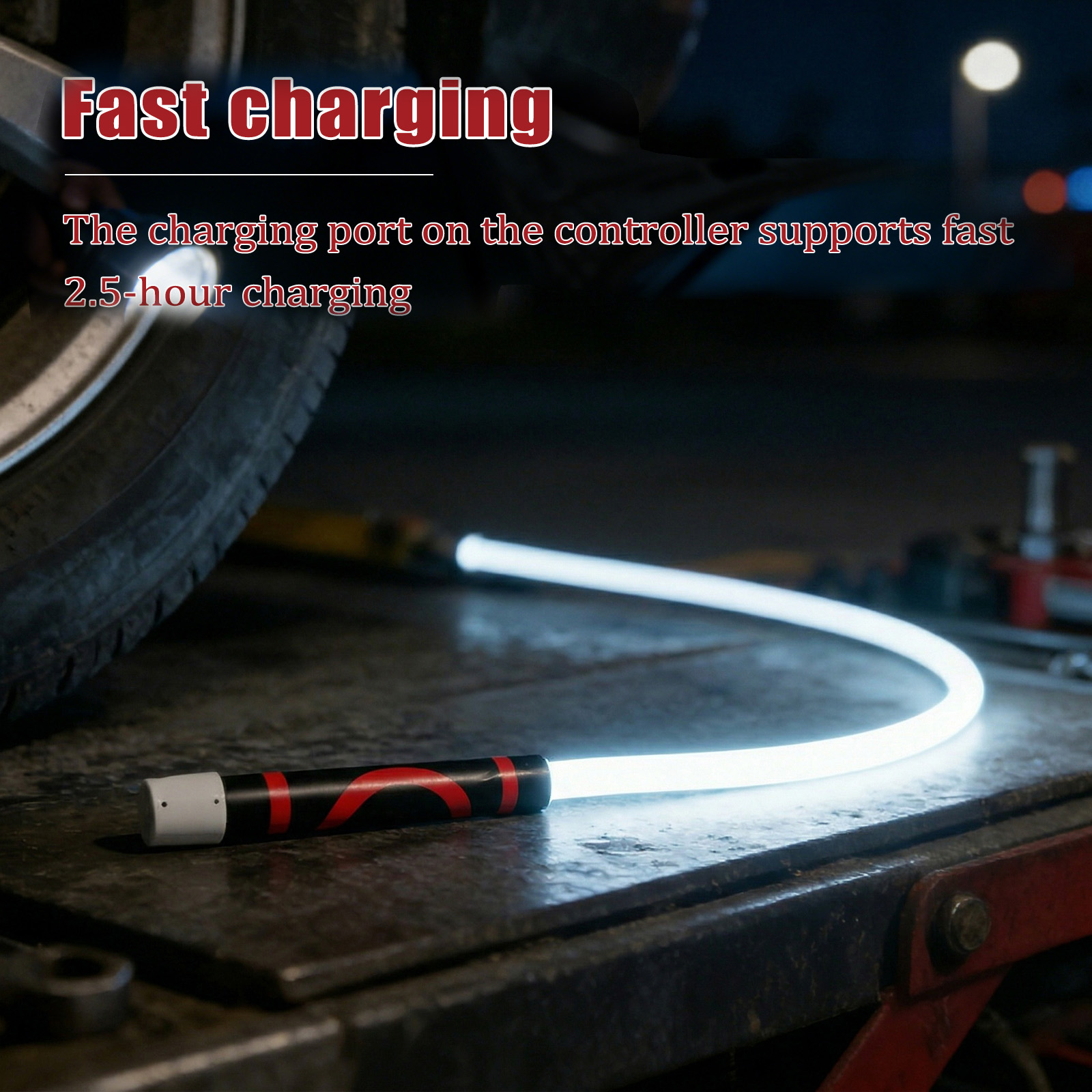 ไฟฉาย LED แบบยืดหยุ่น 27 นิ้ว  - Tools Work บทวิจารณ์และราคา