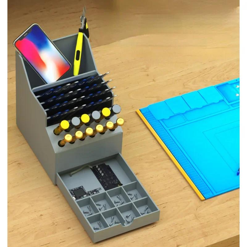 ความจุขนาดใหญ่สก์ท็อปไขควงแหนบ - Screw Organizer Kit บทวิจารณ์และราคา