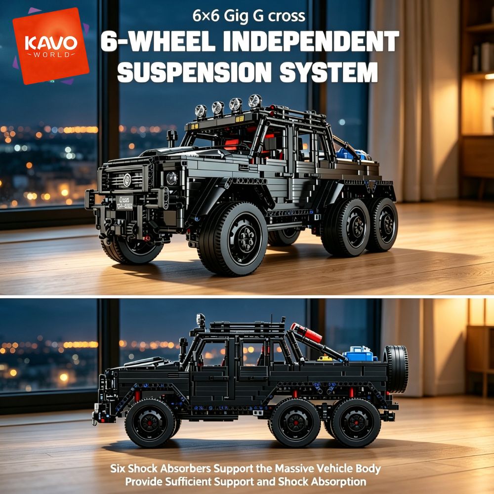 KAVOWORLD 6x6 รถบรรทุกออฟโรดสำ - Tools Workshop Kids บทวิจารณ์และราคา