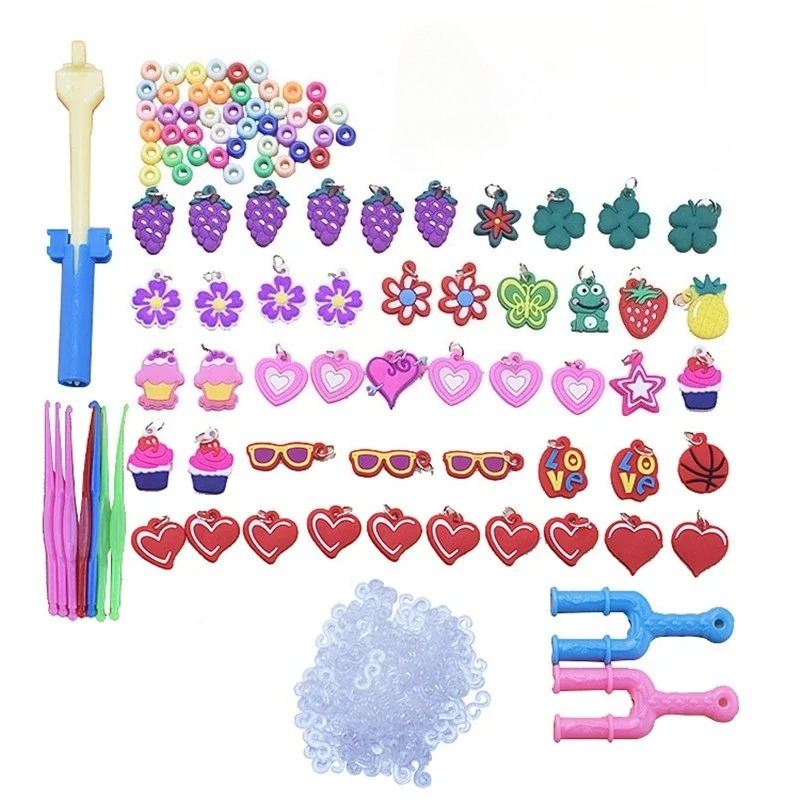 DIY Handmade ยาง Loom ทอผ้ากล่ - Tools Workshop Kids บทวิจารณ์และราคา