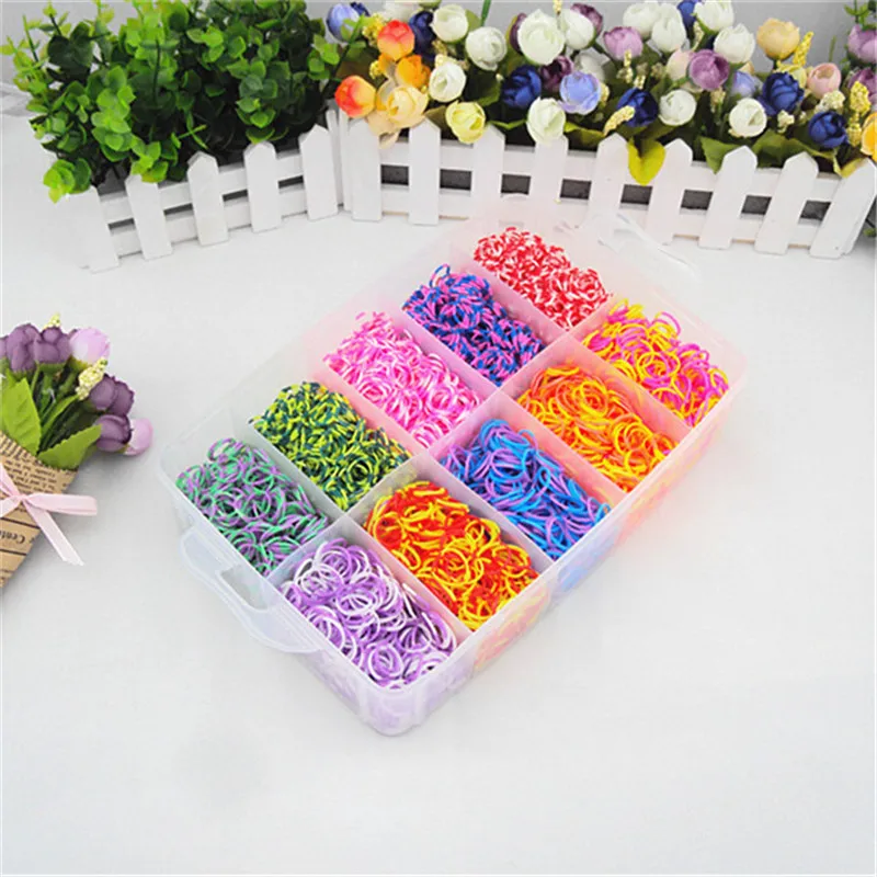 DIY Handmade ยาง Loom ทอผ้ากล่ - Tools Workshop Kids บทวิจารณ์และราคา